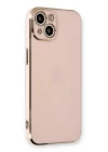 iPhone 13 Kılıf Volet Silikon - Pembe