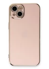 iPhone 13 Kılıf Volet Silikon - Pembe
