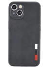 iPhone 13 Mini Kılıf Loop Deri Silikon - Siyah