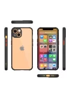 iPhone 13 Mini Kılıf Miami Şeffaf Silikon - Siyah