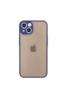 iPhone 13 Mini Kılıf Montreal Silikon Kapak - Lacivert