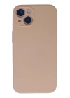 iPhone 13 Mini Kılıf Nano içi Kadife Silikon - Pudra