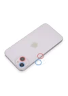 iPhone 13 Mini Renkli Kamera Lens Koruma Cam - Pembe-Mavi