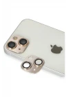 iPhone 13 Pers Alüminyum Kamera Lens - Gold