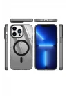 iPhone 13 Pro Kılıf Beta Magneticsafe Silikon - Siyah