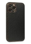 iPhone 13 Pro Kılıf Coco Karbon Silikon - Siyah