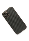 iPhone 13 Pro Kılıf Coco Karbon Silikon - Siyah
