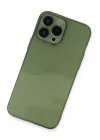 iPhone 13 Pro Kılıf Fly Lens Silikon - Yeşil