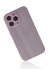 iPhone 13 Pro Kılıf Glass Kapak - Mor