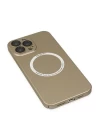 iPhone 13 Pro Kılıf Jack Magneticsafe Lens Silikon - Gold
