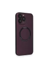 iPhone 13 Pro Kılıf Jack Magneticsafe Lens Silikon - Mürdüm