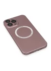 iPhone 13 Pro Kılıf Jack Magneticsafe Lens Silikon - Rose Gold