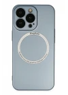 iPhone 13 Pro Kılıf Jack Magneticsafe Lens Silikon - Sierra Blue