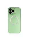 iPhone 13 Pro Kılıf Jack Magneticsafe Lens Silikon - Yeşil