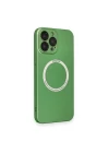 iPhone 13 Pro Kılıf Jack Magneticsafe Lens Silikon - Yeşil
