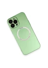 iPhone 13 Pro Kılıf Jack Magneticsafe Lens Silikon - Yeşil