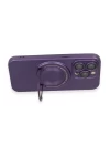 iPhone 13 Pro Kılıf Lukka Magneticsafe Kapak - Derin Mor