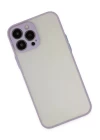 iPhone 13 Pro Kılıf Montreal Silikon Kapak - Mor