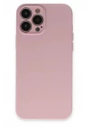 iPhone 13 Pro Kılıf Nano içi Kadife Silikon - Pembe