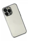 iPhone 13 Pro Kılıf Razer Lensli Silikon - Siyah