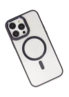 iPhone 13 Pro Kılıf Room Magneticsafe Silikon - Derin Mor