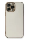 iPhone 13 Pro Kılıf Volet Silikon - Beyaz