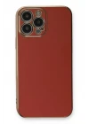 iPhone 13 Pro Kılıf Volet Silikon - Kırmızı