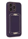iPhone 13 Pro Max Kılıf Coco Elit Kapak - Derin Mor