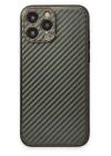 iPhone 13 Pro Max Kılıf Coco Karbon Silikon - Füme