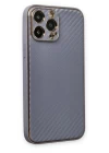 iPhone 13 Pro Max Kılıf Coco Karbon Silikon - Gri