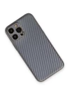 iPhone 13 Pro Max Kılıf Coco Karbon Silikon - Gri