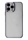 iPhone 13 Pro Max Kılıf Element Silikon - Mor