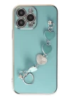 iPhone 13 Pro Max Kılıf Esila Silikon - Su Yeşili