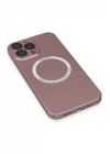 iPhone 13 Pro Max Kılıf Jack Magneticsafe Lens Silikon - Rose Gold