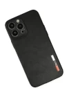 iPhone 13 Pro Max Kılıf Loop Deri Silikon - Siyah