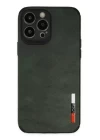 iPhone 13 Pro Max Kılıf Loop Deri Silikon - Yeşil