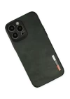 iPhone 13 Pro Max Kılıf Loop Deri Silikon - Yeşil