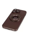 iPhone 13 Pro Max Kılıf Lukka Magneticsafe Kapak - Kahverengi