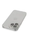 iPhone 13 Pro Max Kılıf Luko Lens Silikon - Gümüş