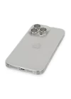 iPhone 13 Pro Max Kılıf Luko Lens Silikon - Gümüş