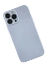 iPhone 13 Pro Max Kılıf Nano içi Kadife Silikon - Sky Blue