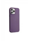 iPhone 13 Pro Max Kılıf Pc Sert Şeffaf Kapak - Mor