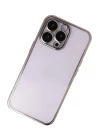 iPhone 13 Pro Max Kılıf Razer Lensli Silikon - Gold