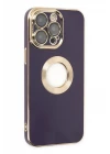 iPhone 13 Pro Max Kılıf Store Silikon - Derin Mor