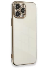 iPhone 13 Pro Max Kılıf Volet Silikon - Beyaz