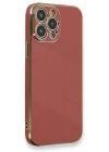 iPhone 13 Pro Max Kılıf Volet Silikon - Kırmızı
