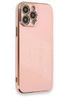 iPhone 13 Pro Max Kılıf Volet Silikon - Pembe