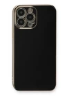 iPhone 13 Pro Max Kılıf Volet Silikon - Siyah