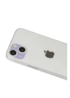 iPhone 13 Rainbow Kamera Lens Koruma Cam - Mor