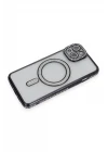 iPhone 14 Kılıf Joke Simli Magneticsafe Kılıf - Siyah